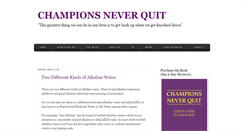 Desktop Screenshot of championsneverquit.com